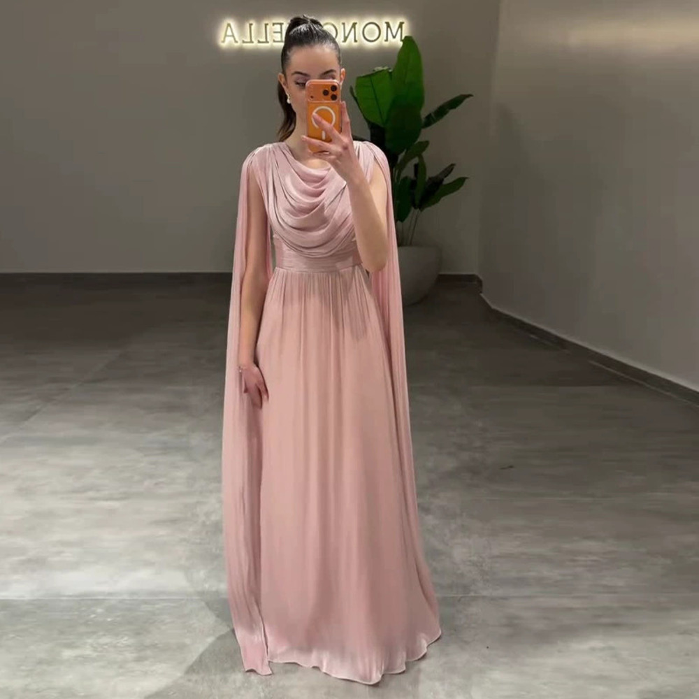 Forever 21 Elegant Pink Sleeveless Fitted Waist Pleated Panelled Maxi Dress